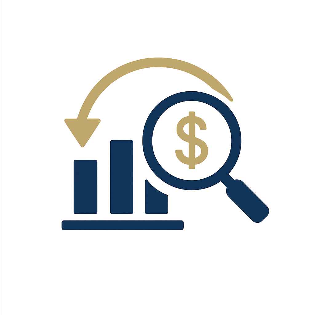 Ícone de Recuperação de Créditos Fiscais